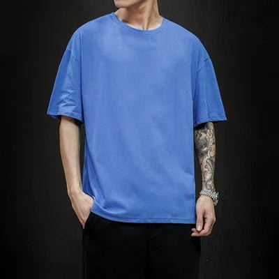 POWQUE Oversized Hip Hop T Shirt in Trendy Pink - POWQUE URBAN STYLE
