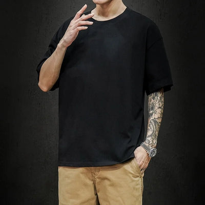 POWQUE Oversized Hip Hop T Shirt in Trendy Pink - POWQUE URBAN STYLE
