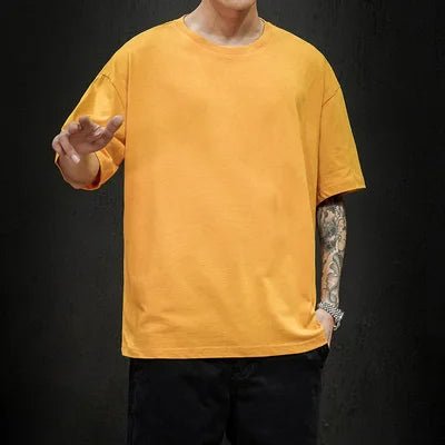 POWQUE Oversized Hip Hop T Shirt in Trendy Pink - POWQUE URBAN STYLE