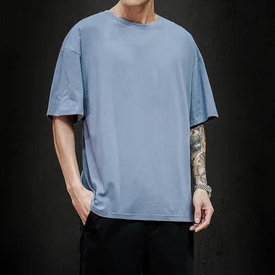 POWQUE Oversized Hip Hop T Shirt in Trendy Pink - POWQUE URBAN STYLE