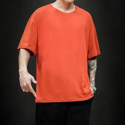 POWQUE Oversized Hip Hop T Shirt in Trendy Pink - POWQUE URBAN STYLE