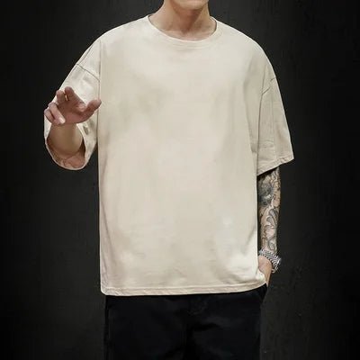 POWQUE Oversized Hip Hop T Shirt in Trendy Pink - POWQUE URBAN STYLE