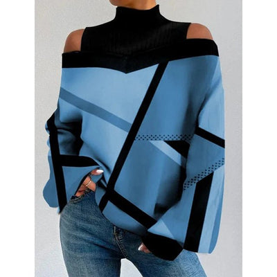 POWQUE Urban Chic Women's Lantern Sleeve Blouse - POWQUE URBAN STYLE