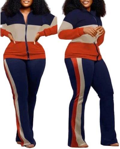 POWQUE Urban Geometric Two - Piece Set for Women - POWQUE URBAN STYLE