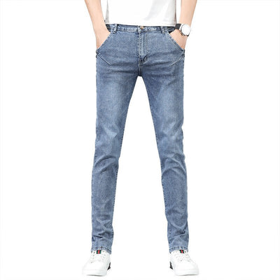 POWQUE Urban Korean Slim Fit Jeans for Men - POWQUE URBAN STYLE