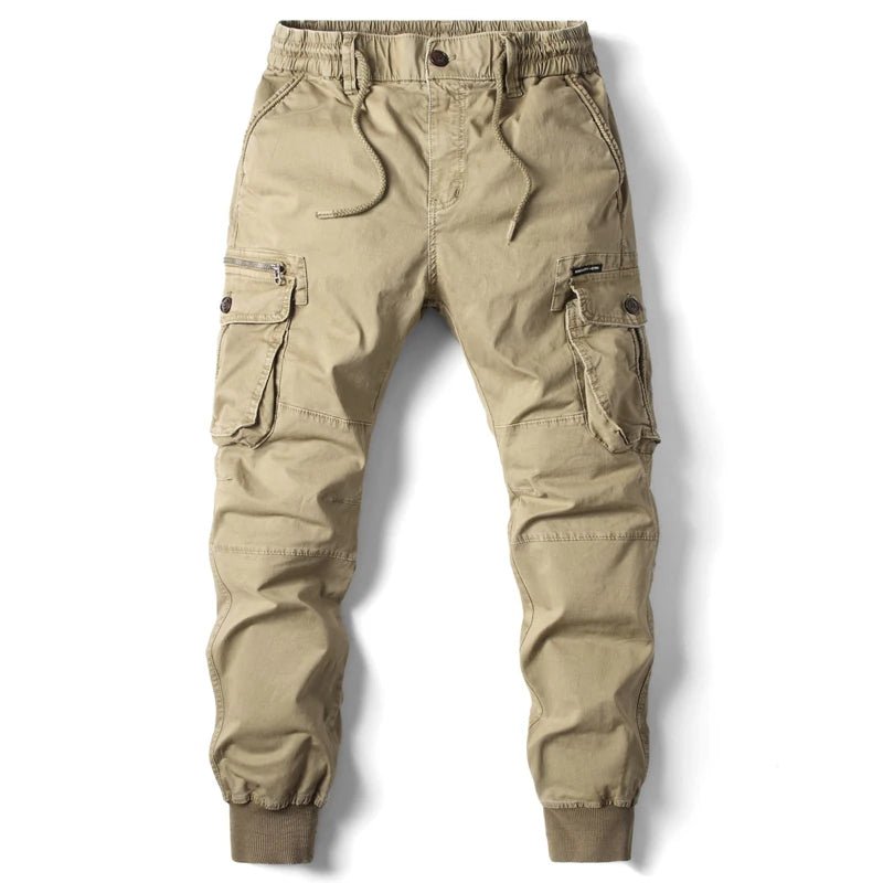 POWQUE Urban Men's Tactical Cargo Pants with Elastic Cuffs - POWQUE URBAN STYLE