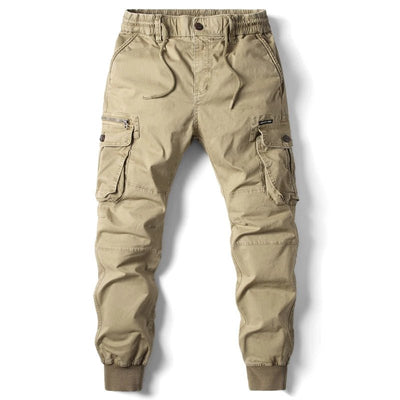 POWQUE Urban Men's Tactical Cargo Pants with Elastic Cuffs - POWQUE URBAN STYLE