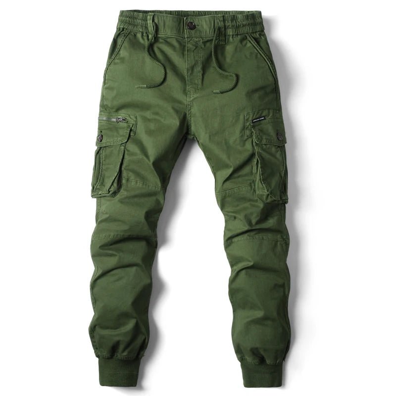 POWQUE Urban Men's Tactical Cargo Pants with Elastic Cuffs - POWQUE URBAN STYLE