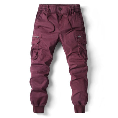 POWQUE Urban Men's Tactical Cargo Pants with Elastic Cuffs - POWQUE URBAN STYLE