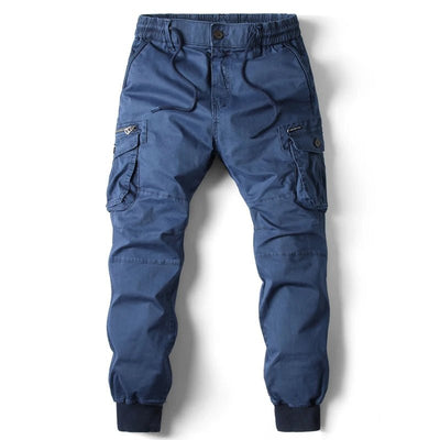 POWQUE Urban Men's Tactical Cargo Pants with Elastic Cuffs - POWQUE URBAN STYLE