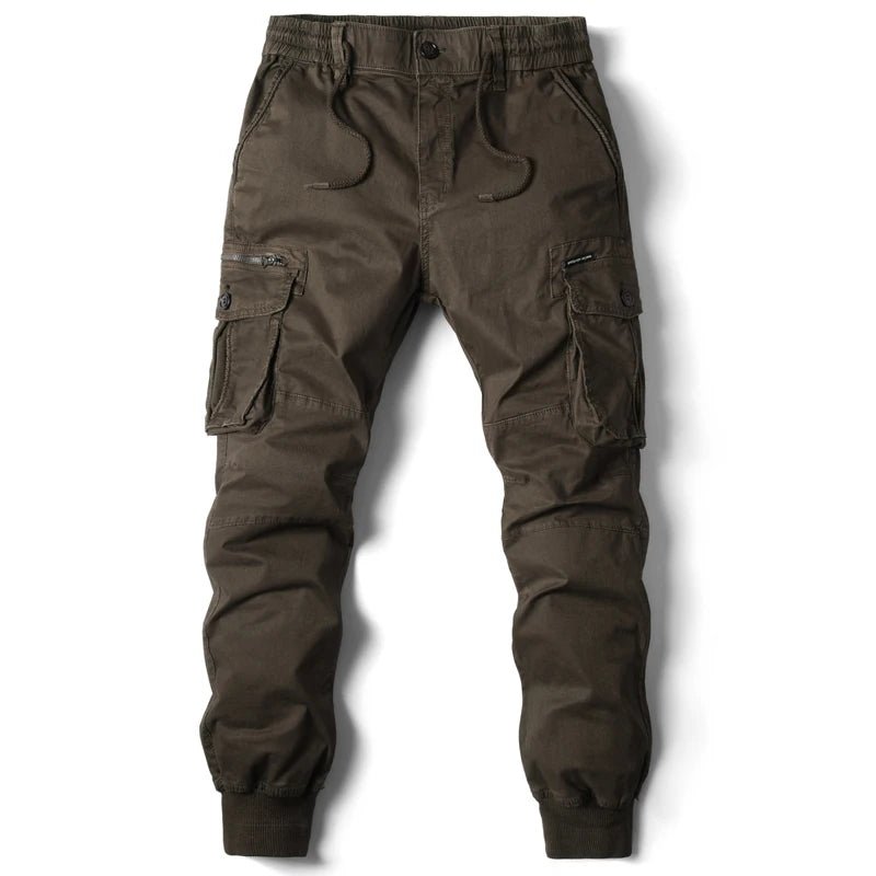 POWQUE Urban Men's Tactical Cargo Pants with Elastic Cuffs - POWQUE URBAN STYLE