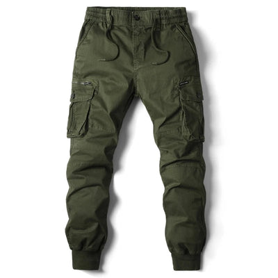 POWQUE Urban Men's Tactical Cargo Pants with Elastic Cuffs - POWQUE URBAN STYLE