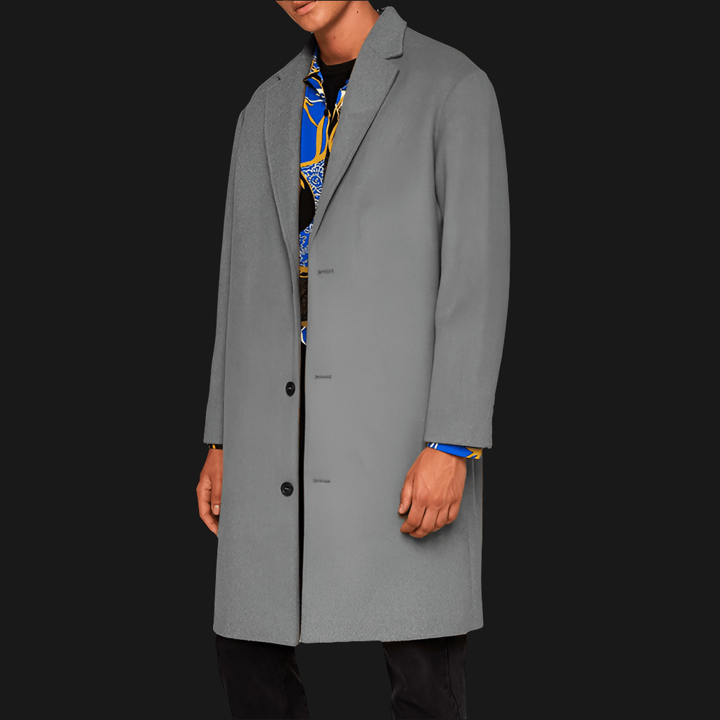 POWQUE URBAN Men's Woolen Windbreaker Jacket - Stylish & Warm - POWQUE URBAN STYLE