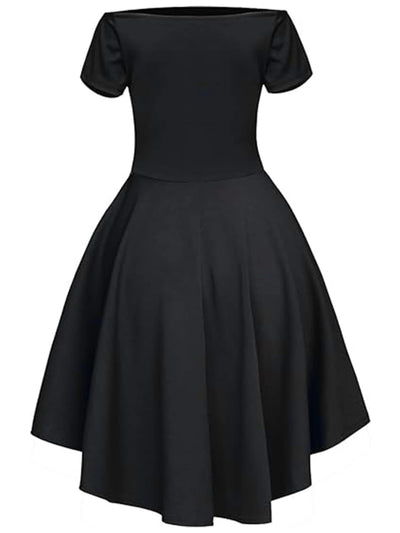 POWQUE Urban Off Shoulder Party Dress for Women - POWQUE URBAN STYLE