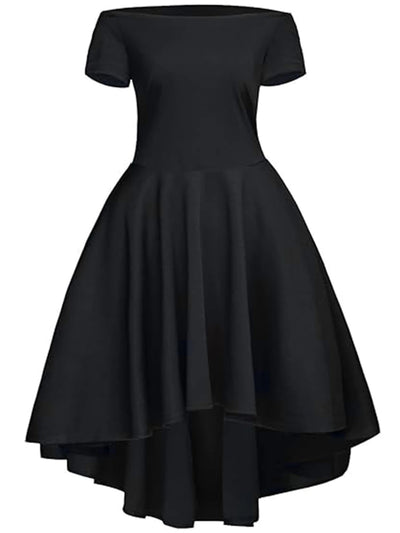 POWQUE Urban Off Shoulder Party Dress for Women - POWQUE URBAN STYLE