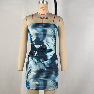 POWQUE Urban Slimming Tube Top Dress - Bold Streetwear - POWQUE URBAN STYLE