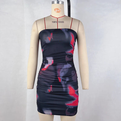 POWQUE Urban Slimming Tube Top Dress - Bold Streetwear - POWQUE URBAN STYLE