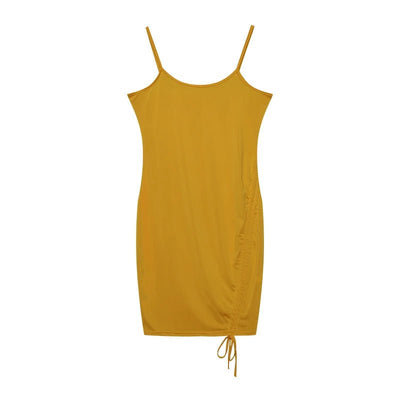 POWQUE URBAN STYLE Chic Multi - Color Pleated Dress - POWQUE URBAN STYLE