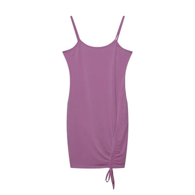 POWQUE URBAN STYLE Chic Multi - Color Pleated Dress - POWQUE URBAN STYLE