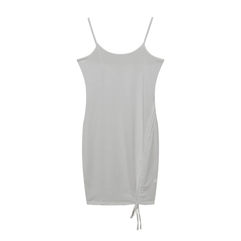 POWQUE URBAN STYLE Chic Multi - Color Pleated Dress - POWQUE URBAN STYLE