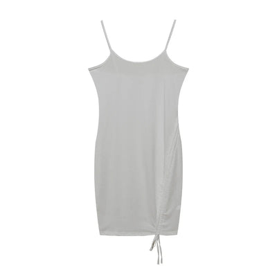 POWQUE URBAN STYLE Chic Multi - Color Pleated Dress - POWQUE URBAN STYLE
