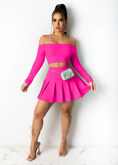 POWQUE URBAN STYLE Chic Two Piece Summer Set for Women - POWQUE URBAN STYLE