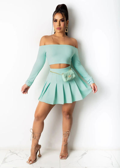 POWQUE URBAN STYLE Chic Two Piece Summer Set for Women - POWQUE URBAN STYLE