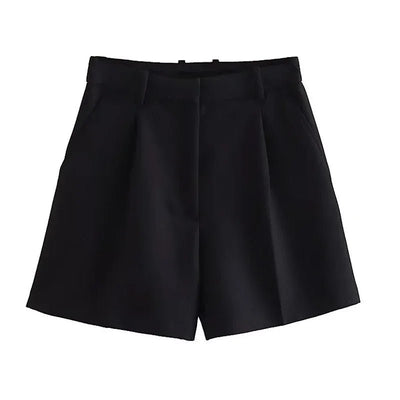 POWQUE Urban Style High Waisted Summer Shorts for Women - POWQUE URBAN STYLE