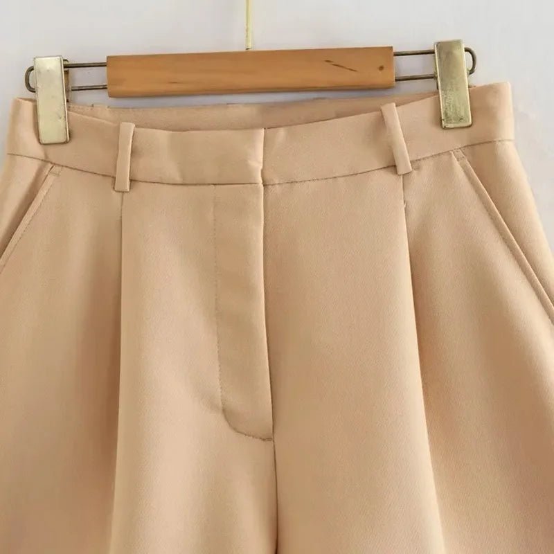 POWQUE Urban Style High Waisted Summer Shorts for Women - POWQUE URBAN STYLE