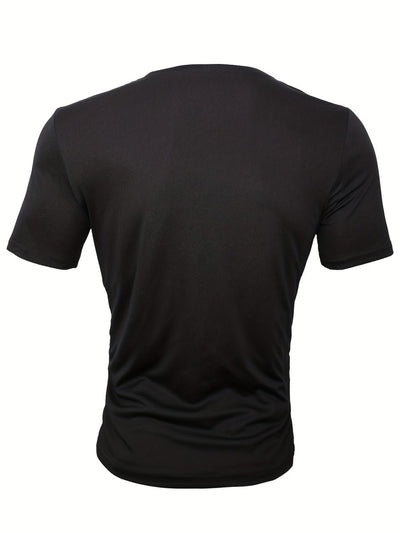 POWQUE URBAN STYLE Men's Cross Print T-Shirt - Bold Streetwear - POWQUE URBAN STYLE