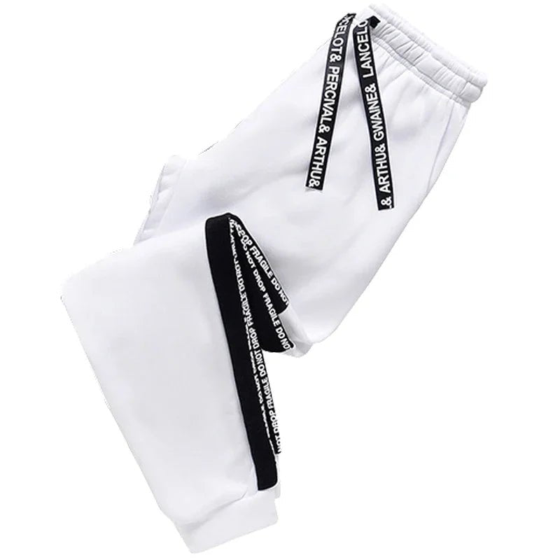 POWQUE URBAN STYLE Men's Hip Hop Hoodie Black White - POWQUE URBAN STYLE