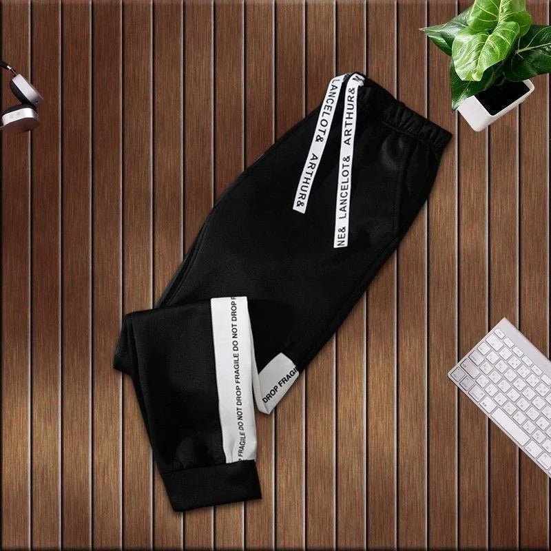 POWQUE URBAN STYLE Men's Hip Hop Hoodie Black White - POWQUE URBAN STYLE