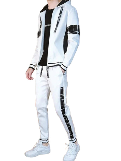 POWQUE Urban Style Men's Hoodie Tracksuit Set – Streetwear - POWQUE URBAN STYLE