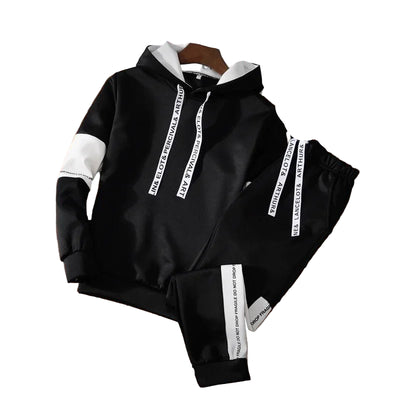 POWQUE Urban Style Men's Hoodie Tracksuit Set – Streetwear - POWQUE URBAN STYLE