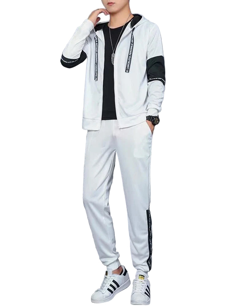 POWQUE Urban Style Men's Hoodie Tracksuit Set – Streetwear - POWQUE URBAN STYLE