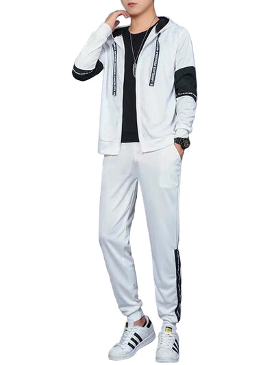 POWQUE Urban Style Men's Hoodie Tracksuit Set – Streetwear - POWQUE URBAN STYLE