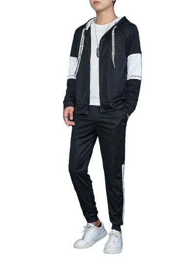 POWQUE Urban Style Men's Hoodie Tracksuit Set – Streetwear - POWQUE URBAN STYLE