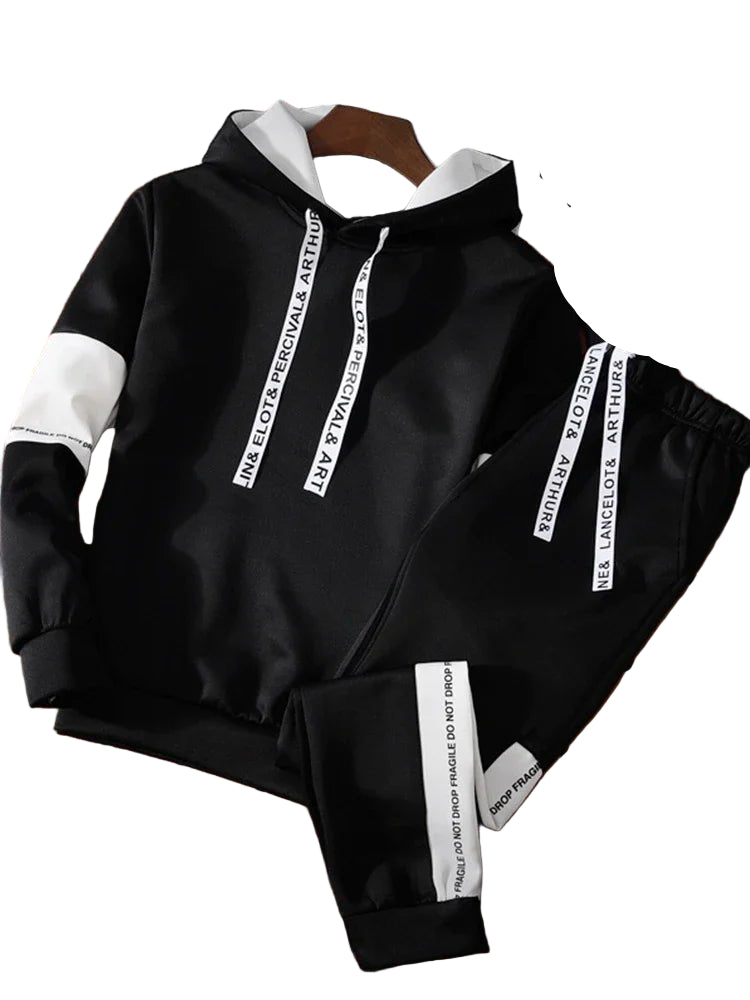POWQUE Urban Style Men's Hoodie Tracksuit Set – Streetwear - POWQUE URBAN STYLE