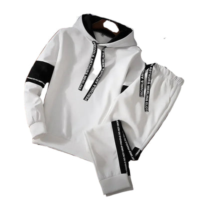 POWQUE Urban Style Men's Hoodie Tracksuit Set – Streetwear - POWQUE URBAN STYLE