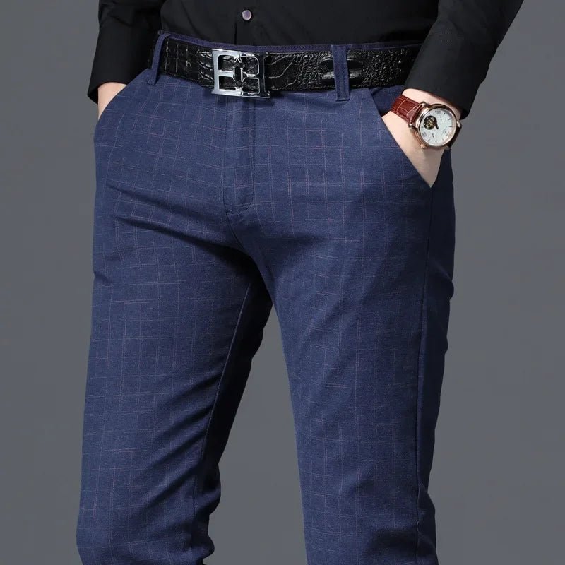 POWQUE URBAN STYLE Mens Premium Business Pants - POWQUE URBAN STYLE