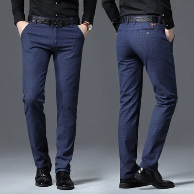POWQUE URBAN STYLE Mens Premium Business Pants - POWQUE URBAN STYLE