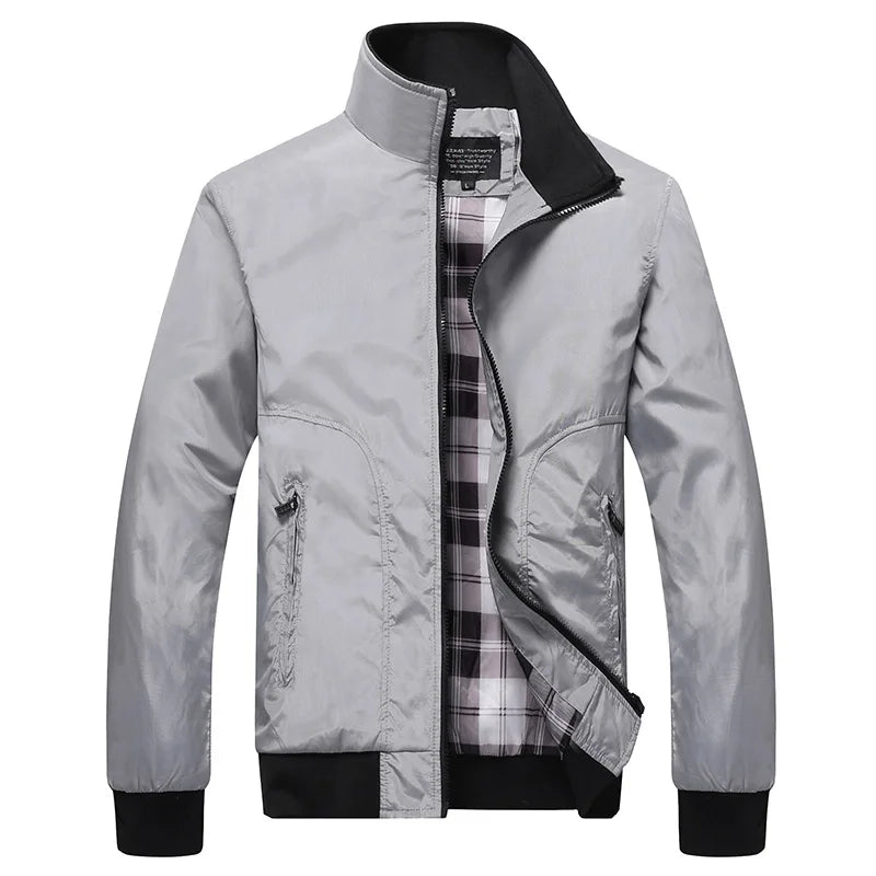 POWQUE URBAN STYLE Men's Waterproof Flight Jacket - POWQUE URBAN STYLE