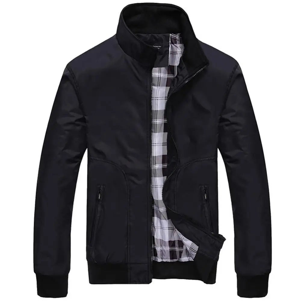 POWQUE URBAN STYLE Men's Waterproof Flight Jacket - POWQUE URBAN STYLE
