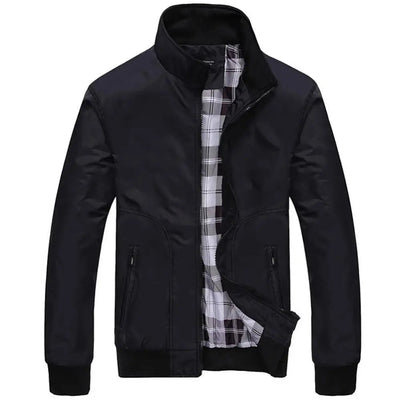 POWQUE URBAN STYLE Men's Waterproof Flight Jacket - POWQUE URBAN STYLE
