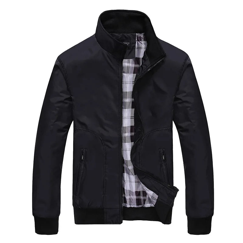 POWQUE URBAN STYLE Men's Waterproof Flight Jacket - POWQUE URBAN STYLE