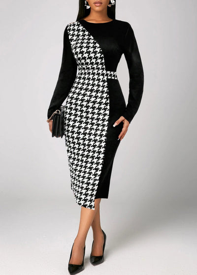 POWQUE URBAN STYLE Plus Size Chic Mesh Dress - POWQUE URBAN STYLE
