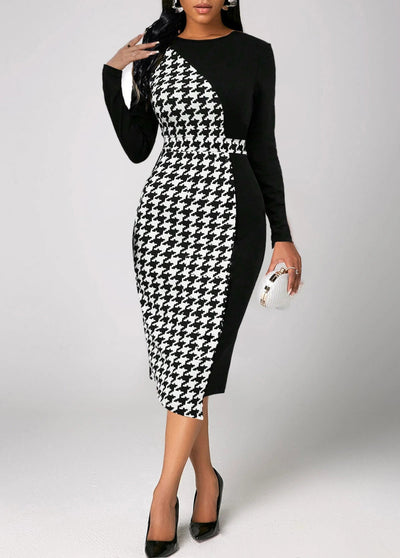 POWQUE URBAN STYLE Plus Size Chic Mesh Dress - POWQUE URBAN STYLE