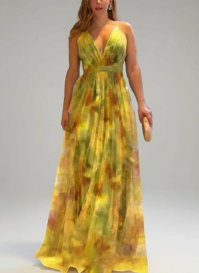 POWQUE URBAN STYLE Summer Sleeveless Maxi Dress Women - POWQUE URBAN STYLE