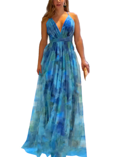 POWQUE URBAN STYLE Summer Sleeveless Maxi Dress Women - POWQUE URBAN STYLE