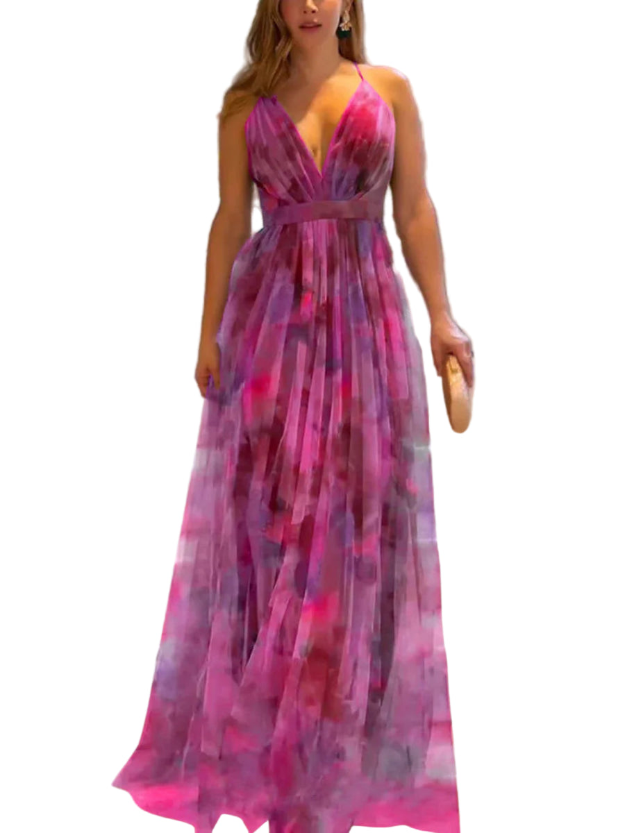 POWQUE URBAN STYLE Summer Sleeveless Maxi Dress Women - POWQUE URBAN STYLE